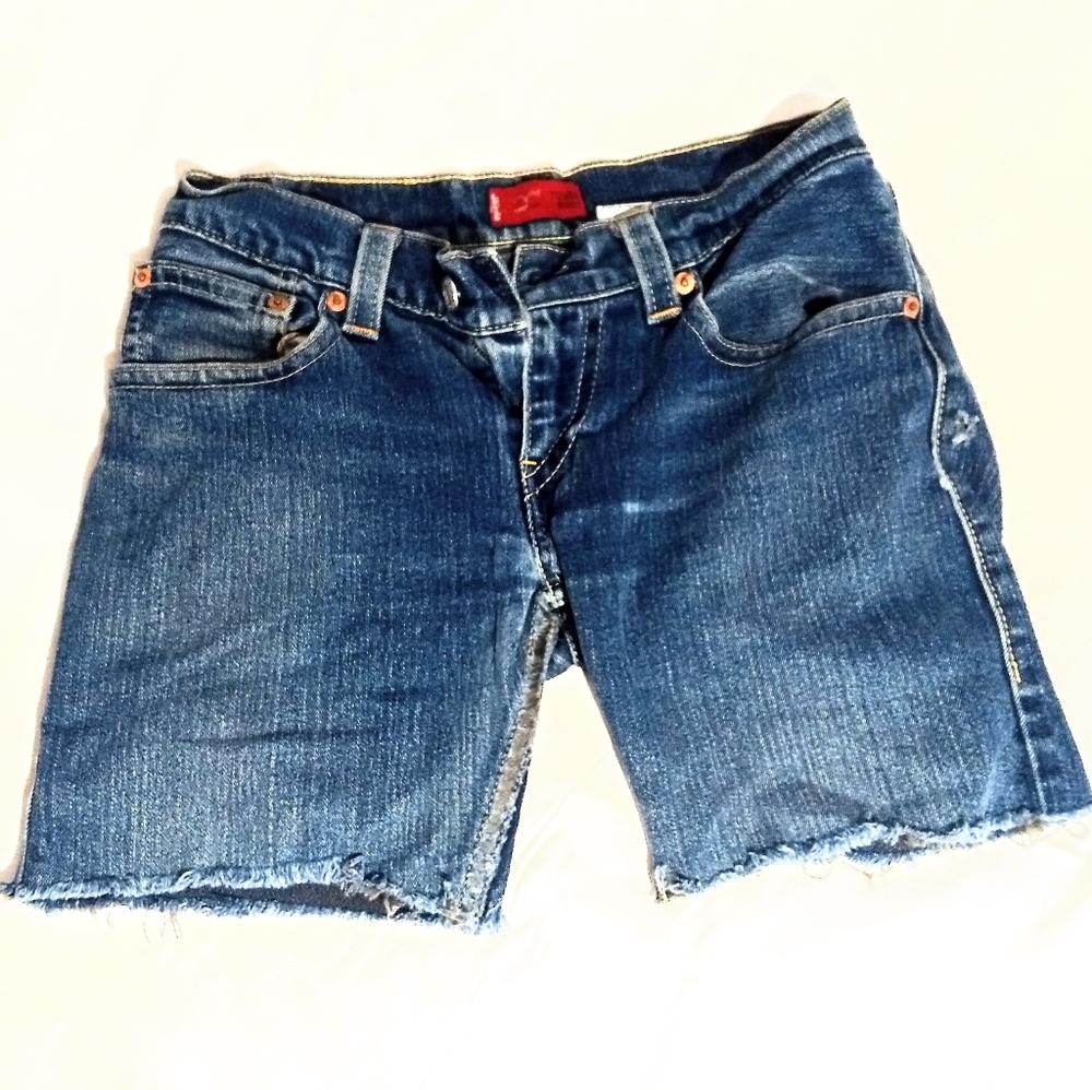 LEVI'S DENIM TOUGH BOOT/TYPE 1 CUTOFF short 8M